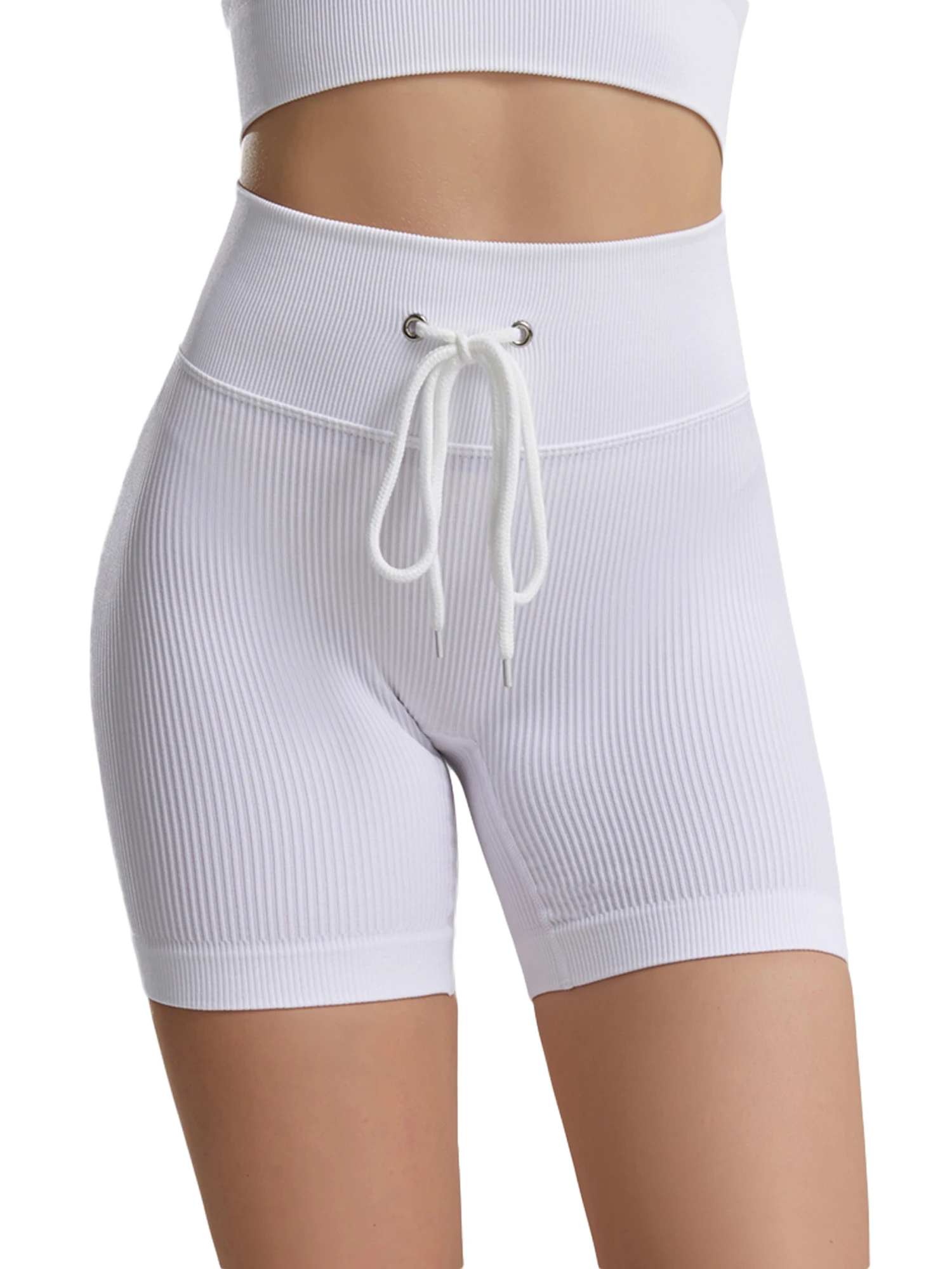 

Womens Athletic Shorts Quick Dry Running Workout Shorts Yoga Lightweight Elastic Waist Drawstring Shorts