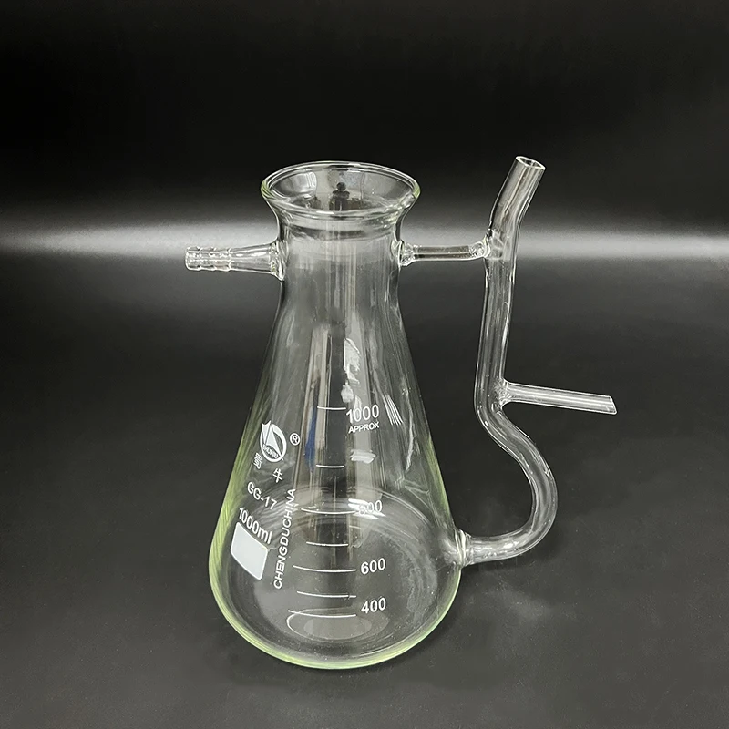 Flacone conico in vetro Erlenmeyer da 50-10000ml, giunto 24/29, forniture per vetreria chimica da laboratorio