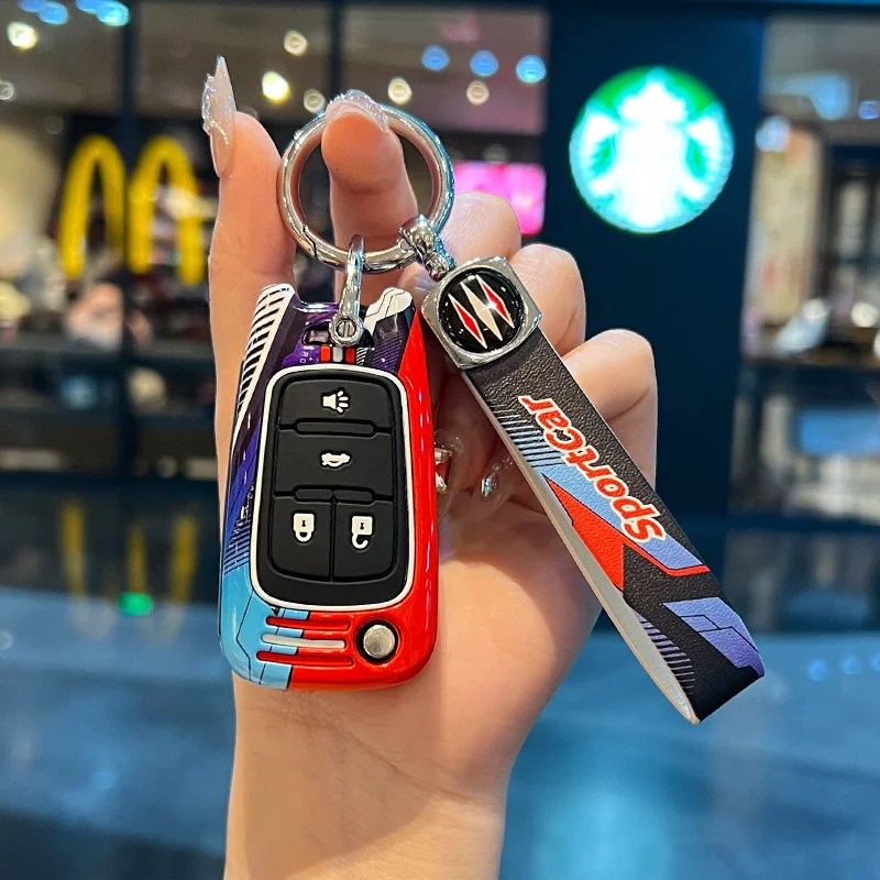 Металлический откидной автомобильный брелок для ключей для Chevrolet Cruze Impala Camaro Garna Equinox Volt Yakista AVEO Impala GMC Terrain брелок (art.: 3920d19fac227) - 3920d19fac227