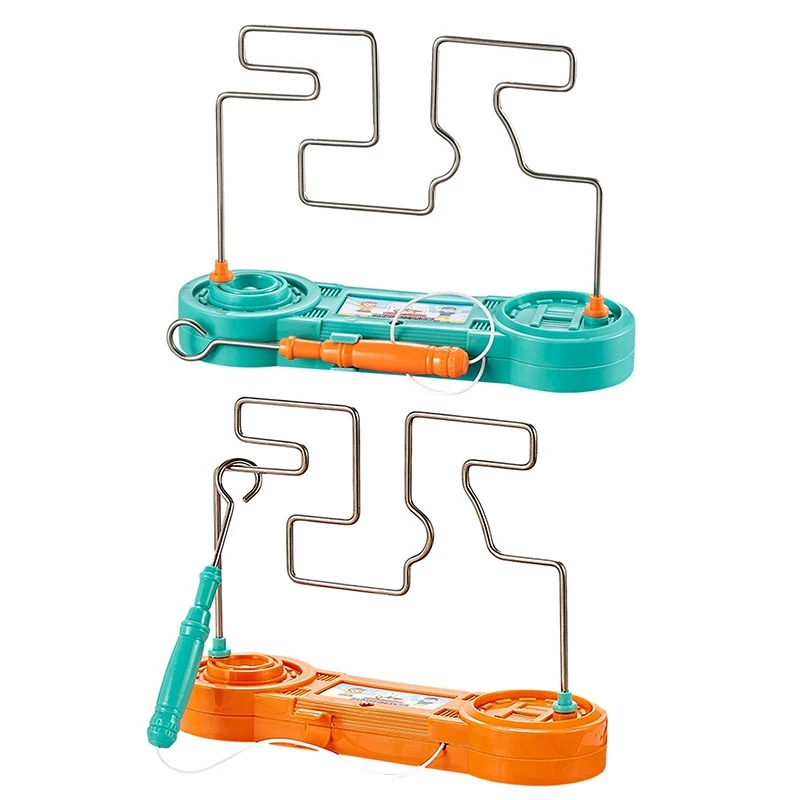 

Bump Maze Toy Electric Dont Buzz the Wire Game Classic Tabletop Puzzle Game Retro Toys for Family Gathering