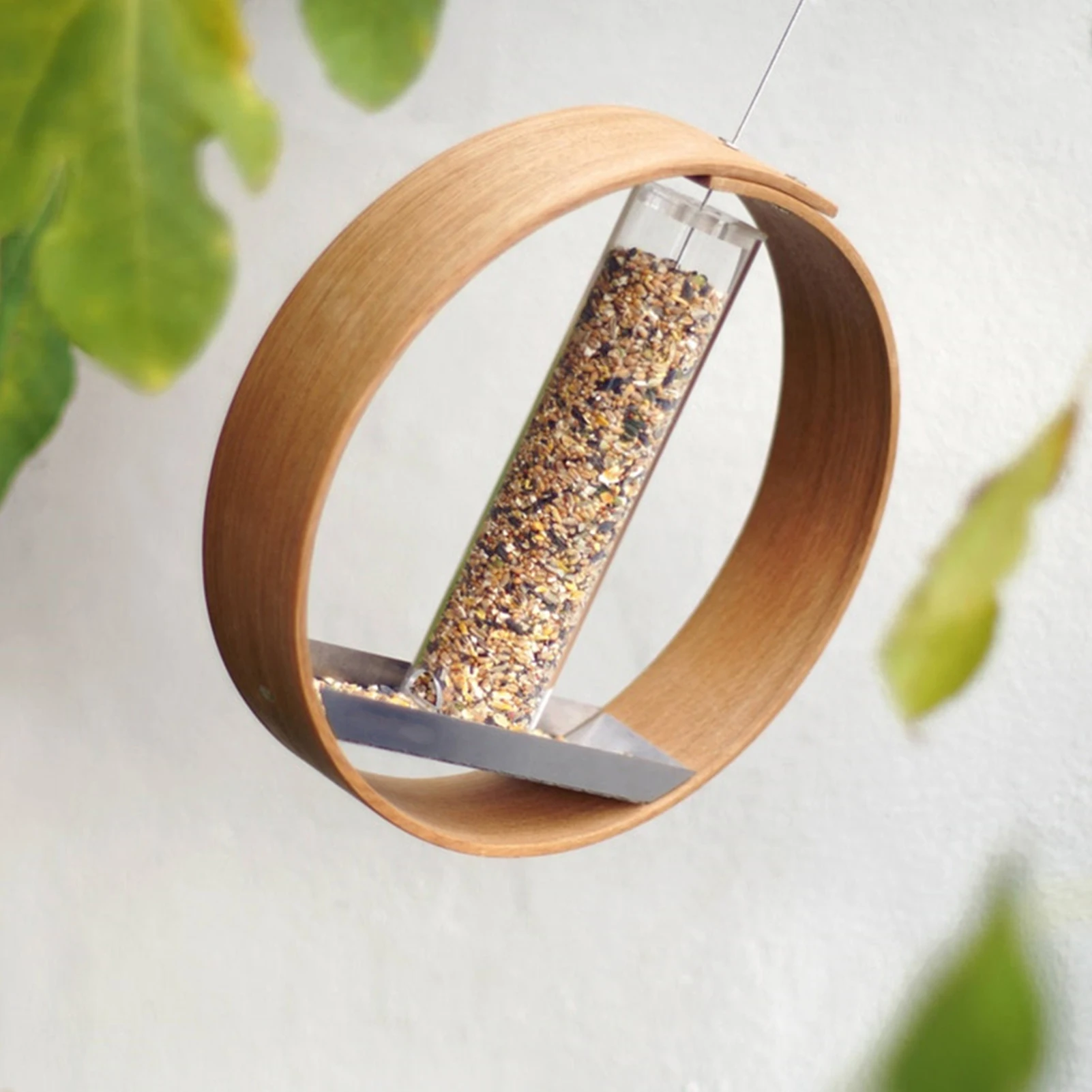 

Waterproof Bird Feeders Station Wood Bird Feeding Station Bird Watching Gifts Weatherproof Wild Bird Feeding Station With Drain