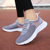 womens sneakers mesh running shoes summer flat outdoor athletic sneakers casual sports jogging shoes
