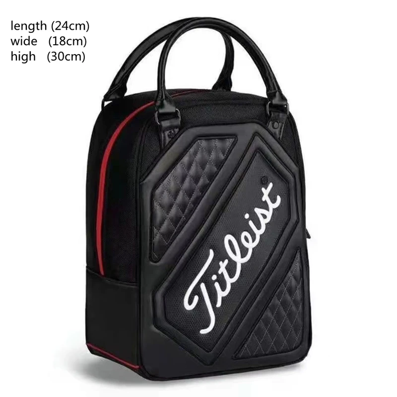 

2023 Unisex Shoes Bags Golf Men's Handbag PU Travel Waterproof and Wear-resistant Sports Bags Golf Shoe Bag Golf Boston Bag