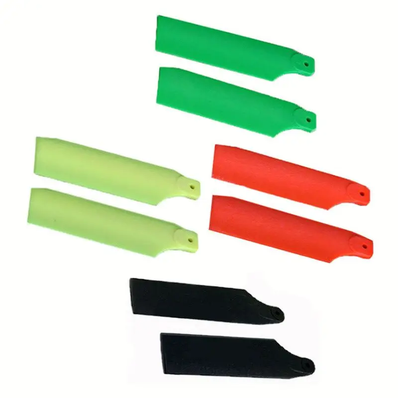 

4Pairs 62mm DIY Trex RC 450 DFC PRO Sport V3 Helicopter plastic Tail blade