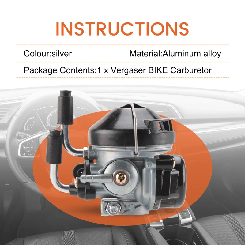 Карбюратор Vergase Sha15 50 куб.см для Dellorto SHA 15/15 103 MBK 51 AV10 NEUF 15-15 мопеда Carby