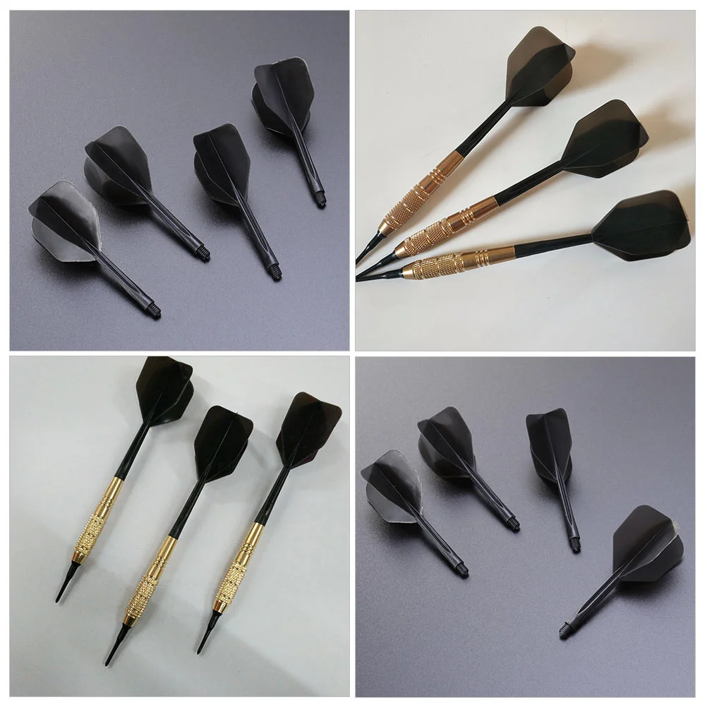 10 шт. прозрачный хвост для дартса пластиковый вал встроенные валы предотвращения