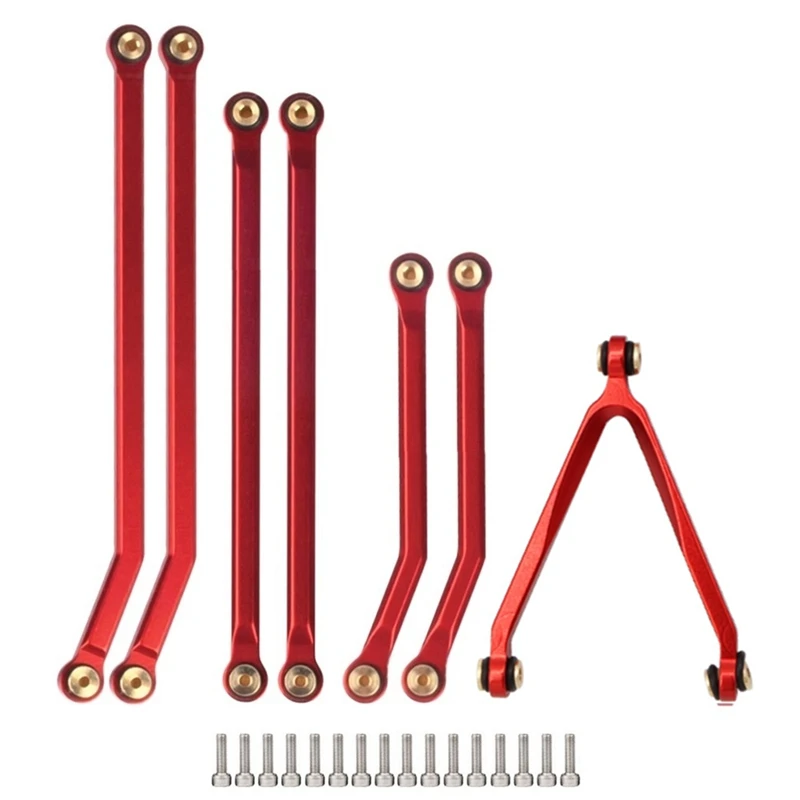 

CNC High Clearance Chassis Link Rod Set For 1/24 RC Crawler Car Axial SCX24 AXI00005 Jeep Gladiator Upgrade Parts