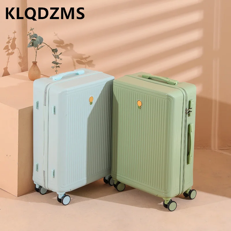 KLQDZMS High-quality Luggage Female Net Red Strong And Durable Password Box Trolley Case 24 Inch Suitcase Male 20 Inch