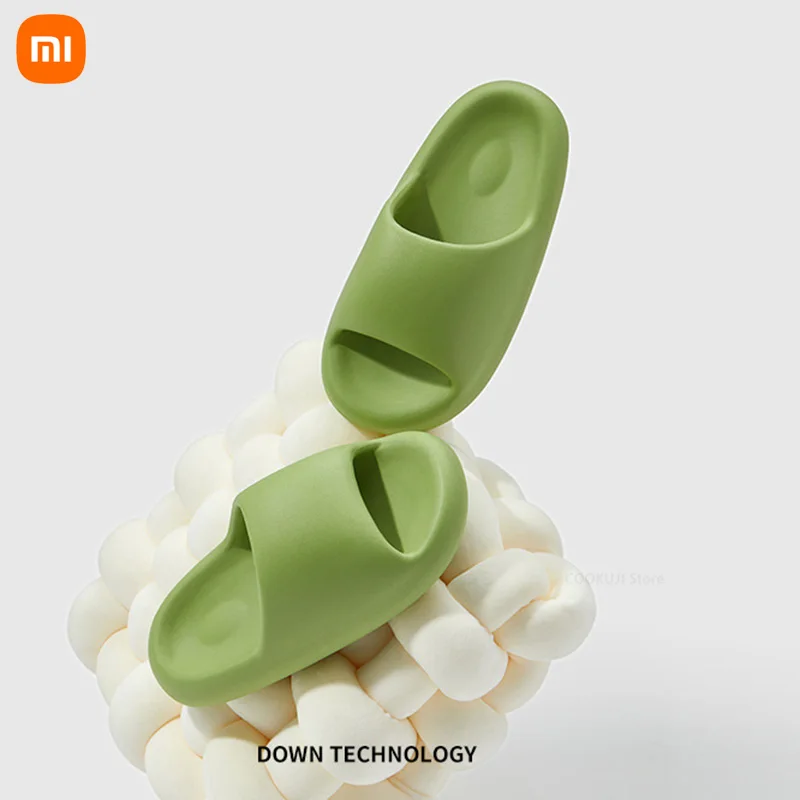 

New Xiaomi Women Men Slippers Summer Beach Ourdoor Slides Indoor Home Slippers Thick Platform Shoes Fashion Soft Flip Flops