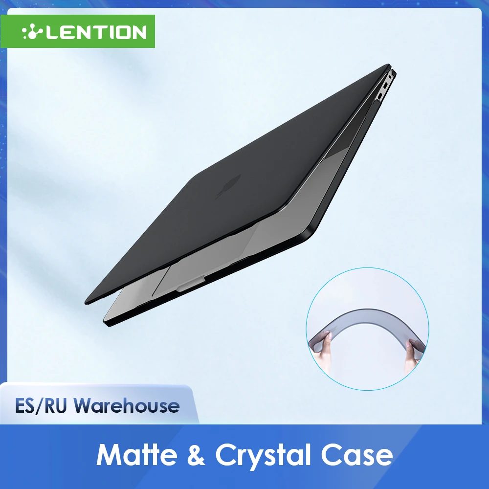 Чехол для ноутбука Macbook Pro 16 модель A2141 матовый и кристально прозрачный жесткий