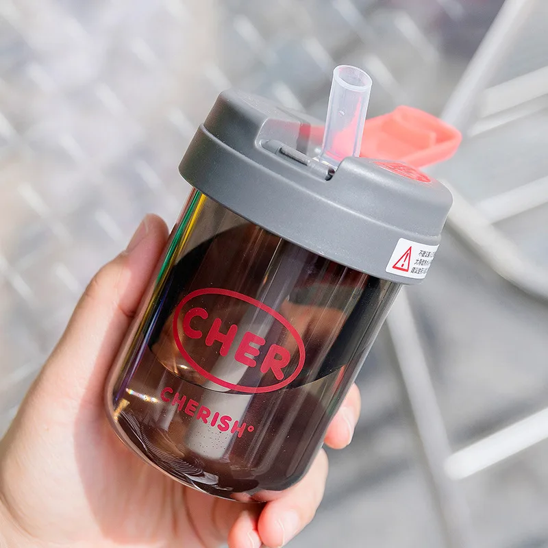 

MOONBIFFY Портативная пластиковая бутылка для воды 300 мл