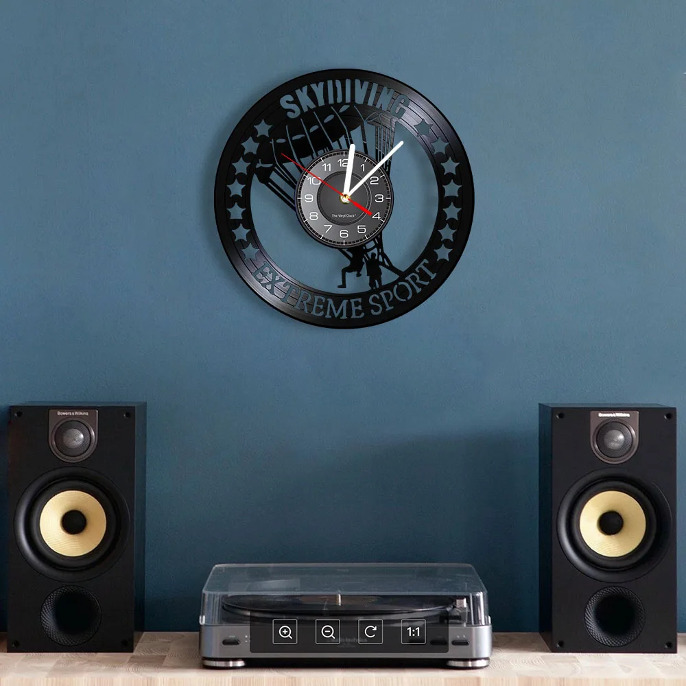 Парашютный дизайн настенные часы армейские художественные Бесплатные летающие