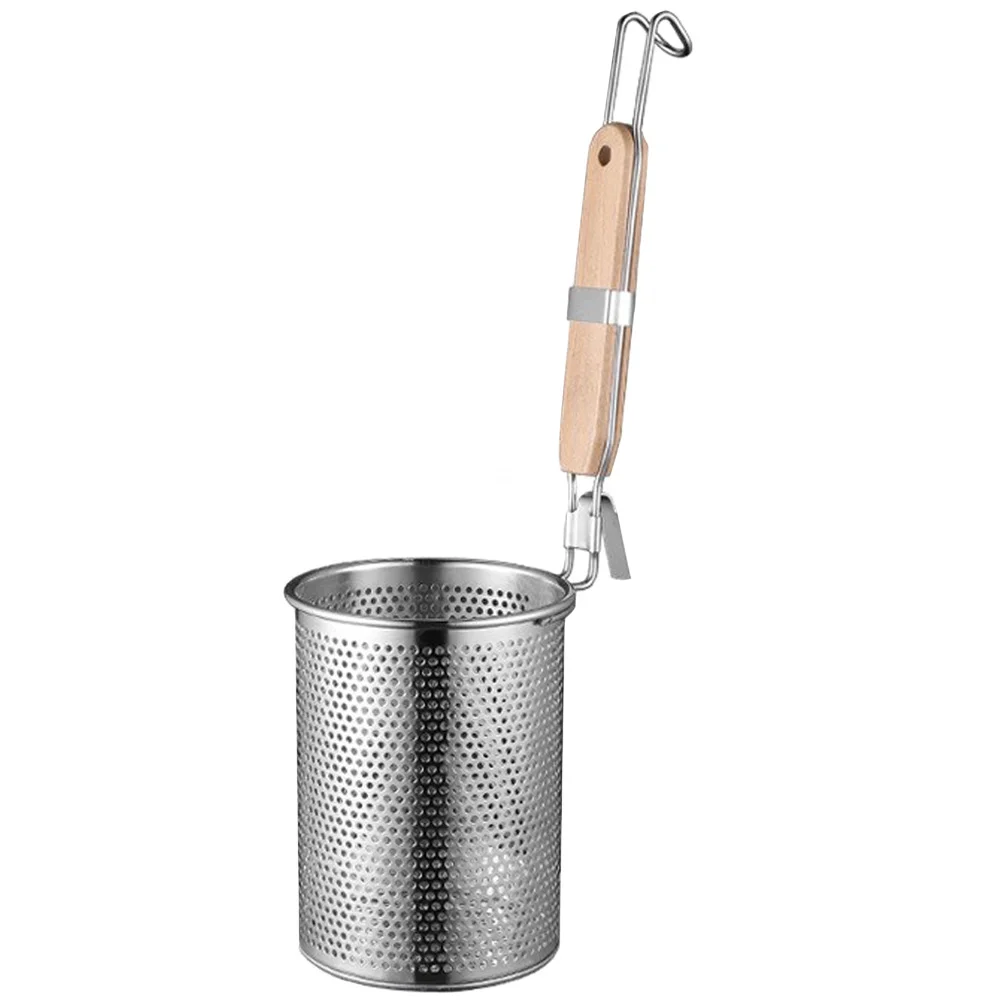 

Filter Spoon Straining Basket Colander Vegetable Stainless Steel Cookware Kitchen Skimmer Food Strainer Mesh Handle Splitter