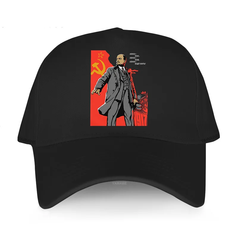 

Vintage hot sale caps outdoor unisex summer hat Vladimir Soviet CCCP Cotton print Baseball cap men adjustable hip hop Hat