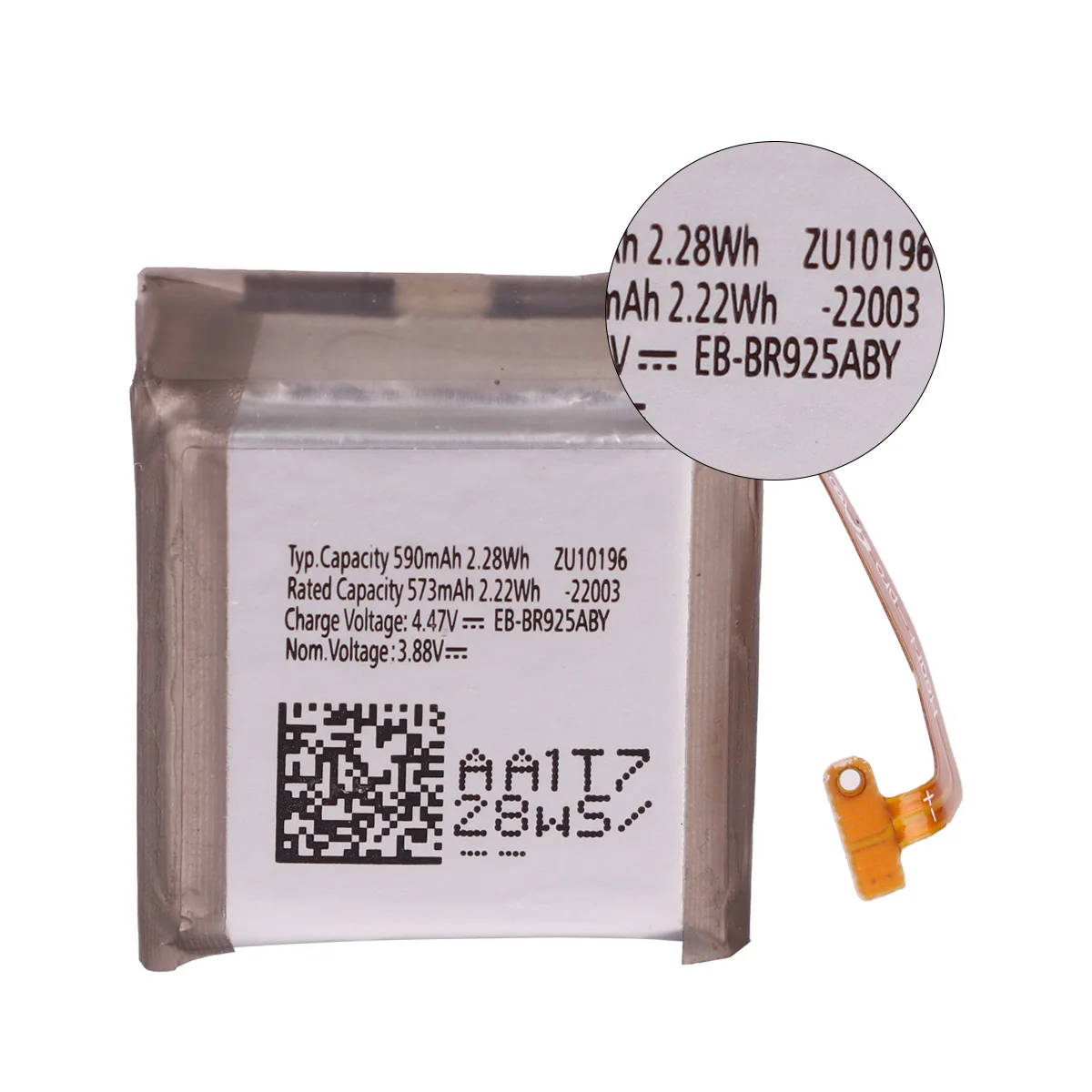 Совершенно новый аккумулятор EB-BR925ABY 590 мАч для Samsung Galaxy Watch 5 Pro 45 мм SM-R920 SM-R925