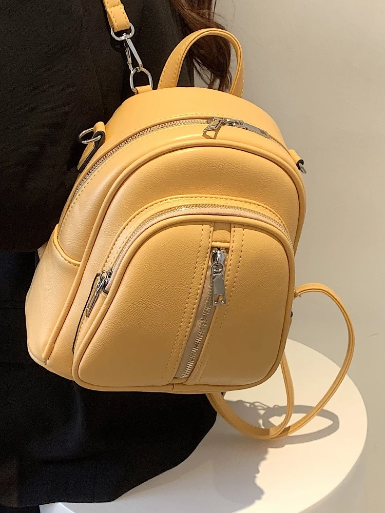 На плечо для женщин 2024 новая модная и элитная мода женский мини-рюкзак на одно