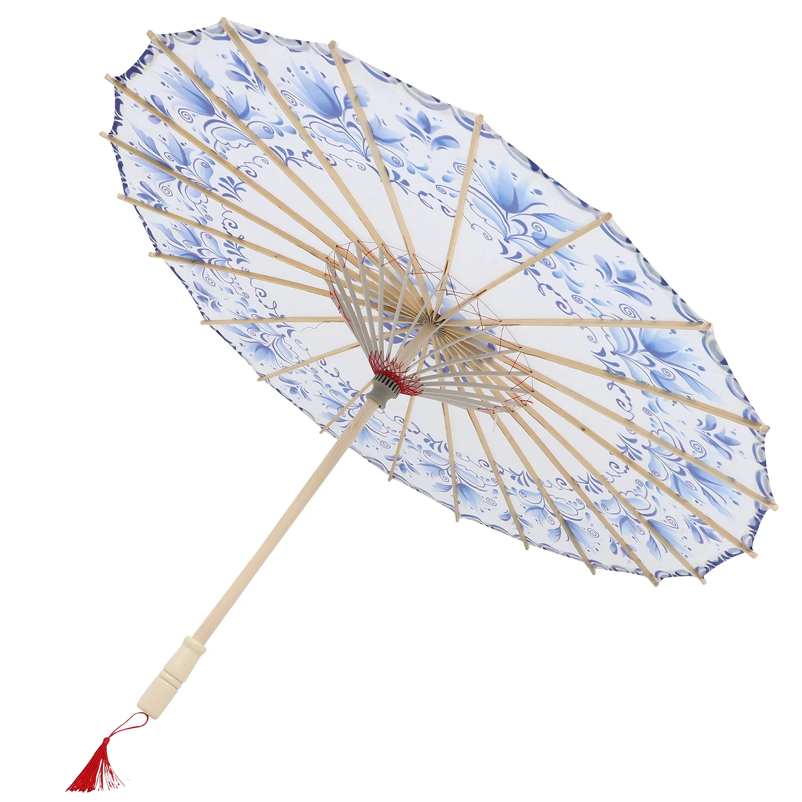 

Portable Umbrella Photography Prop Decorative Stage Performance Outdoor Cosplay Classical Chinese Unique Calico Men Women