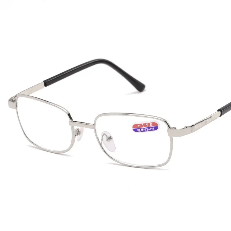 Очки для чтения с линзами из настоящего стекла мужчин и женщин квадратные