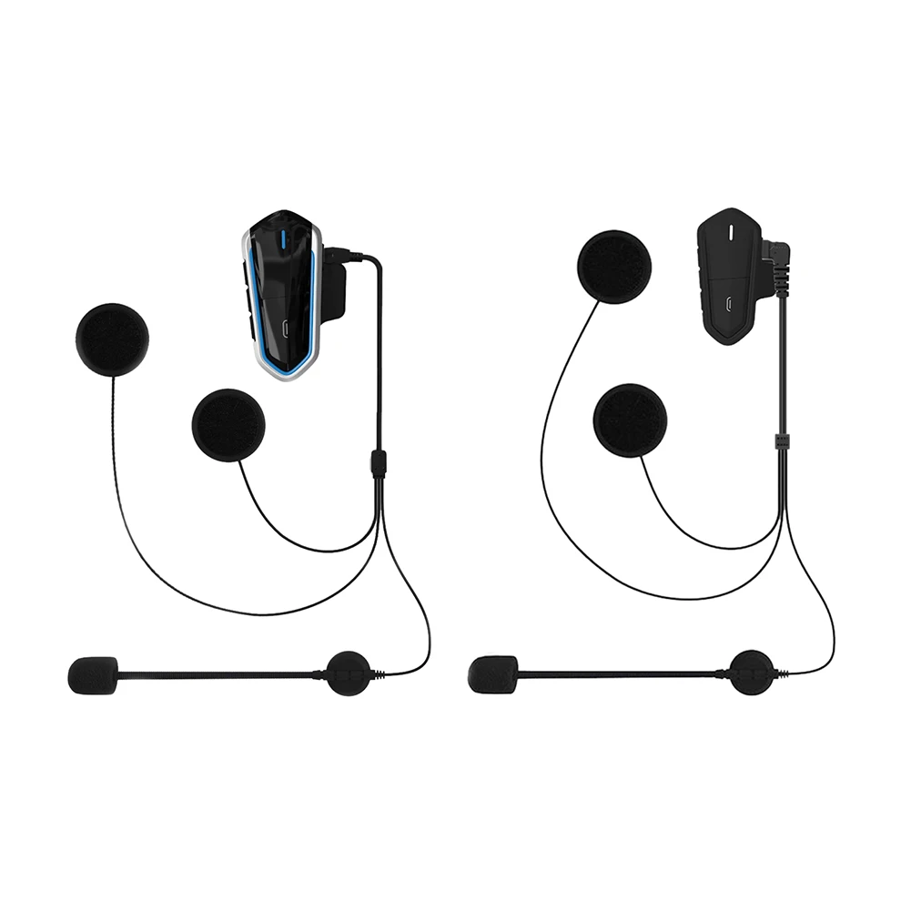 

Waterproof Motorcycle Helmet Headset Bluetooth-compatible 5.0 FM Headphones Handsfree with Microphone Motorcycle Accessories