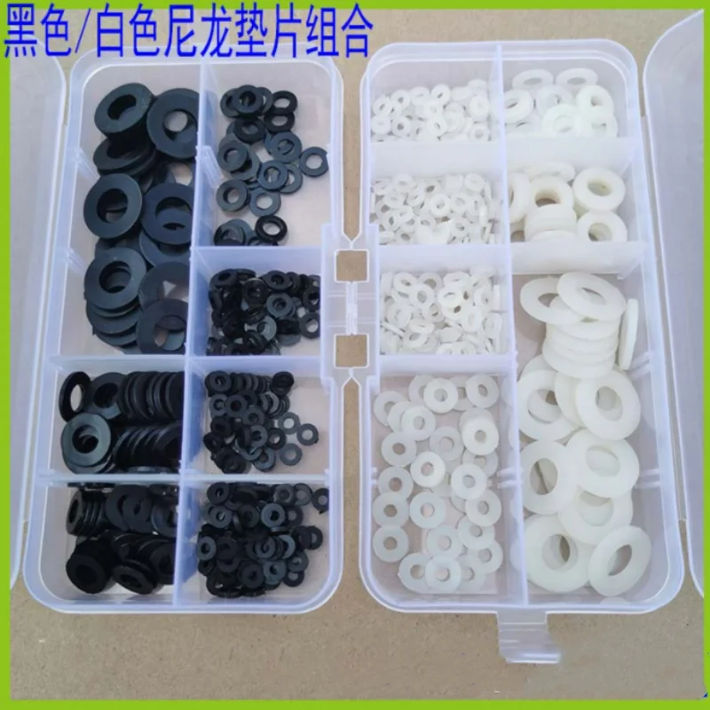 250 шт. нейлоновые шайбы M2 M2.5 M3 M4 M5 M6 M8