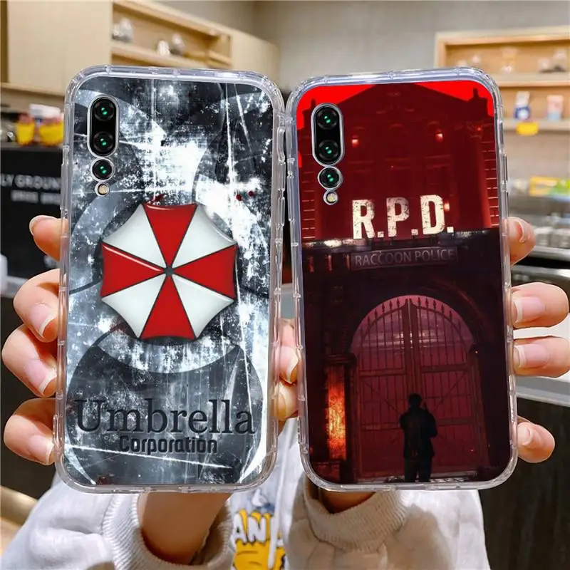 

R-Resident E-Evil Phone Case For Xiaomi 11 Redmi Note 11pro5G 8T 9A 9S 12S K30 10T Pro Ultra K40pro Transparent Case