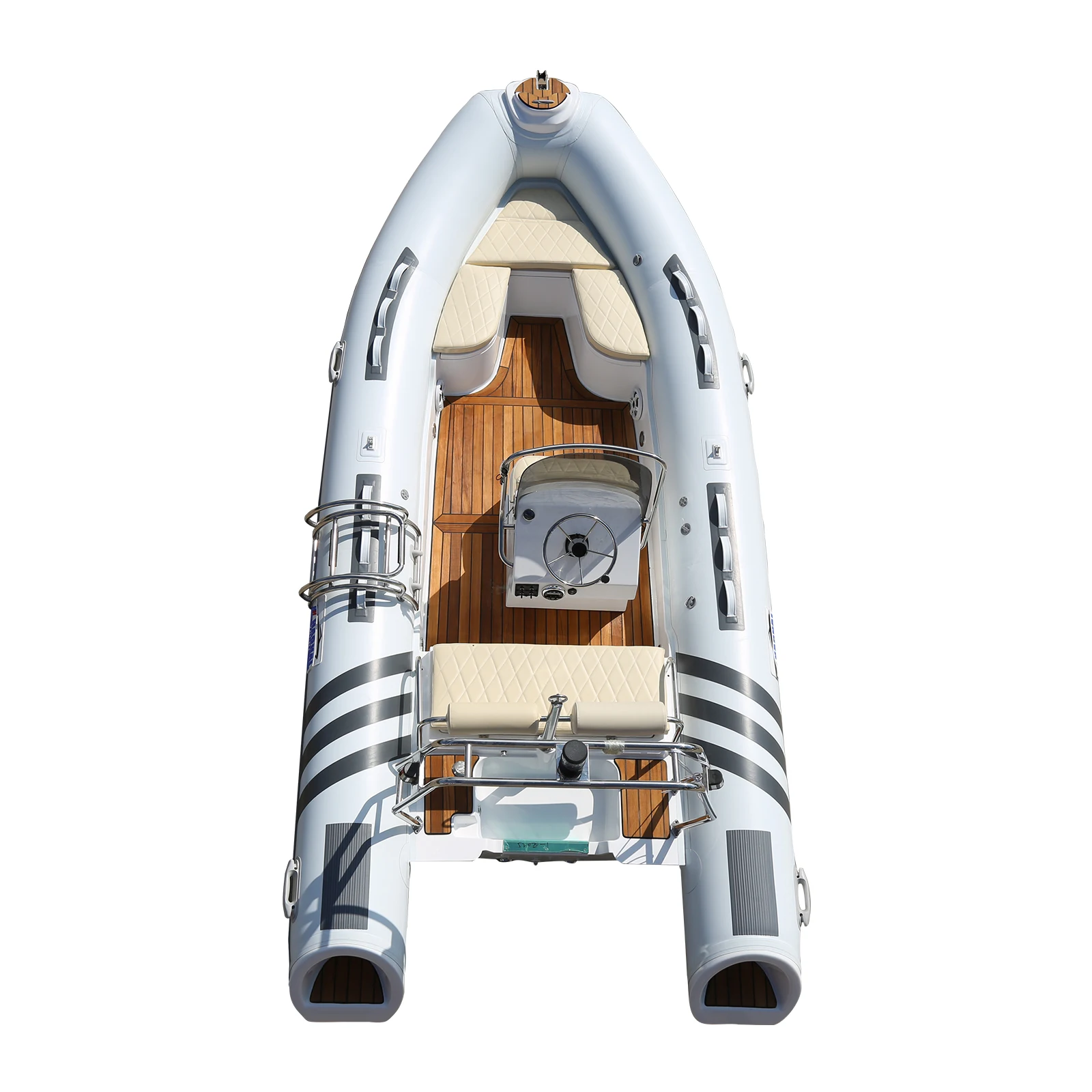 Более 20-летняя заводская надувная лодка из стекловолокна Q с подвесным мотором