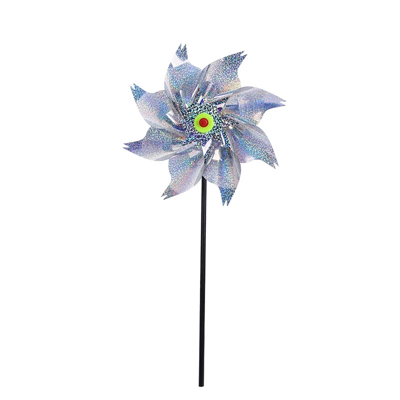 

Bird Blinder Repellent Pinwheels Keep Birds Away Reflective Pinwheels for Garden Yard Patio Lawn HFing