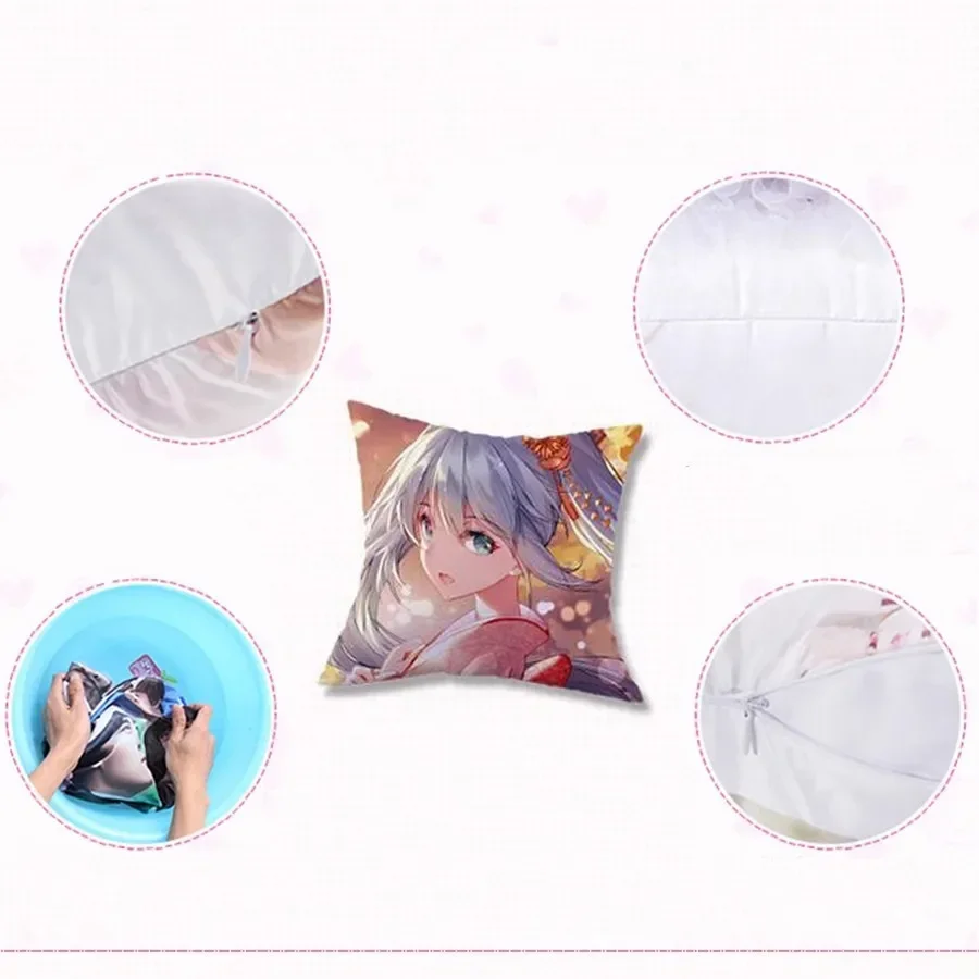 В наличии аниме Oshi No Ko Hoshino Ai квадратная подушка для косплея плюшевая орнамент