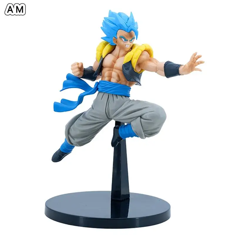 S Blue Gogeta Super Sapiyan Pvc Dragon Ball Action Figurine Model Collectible Doll Toy