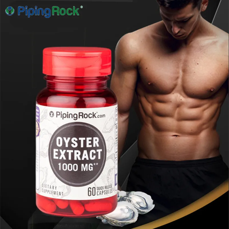 

60 Pills Oyster essence Extract Capsule 1000mg Male Zinc Supplement Kidney Stays up for a long time to strengthen energy