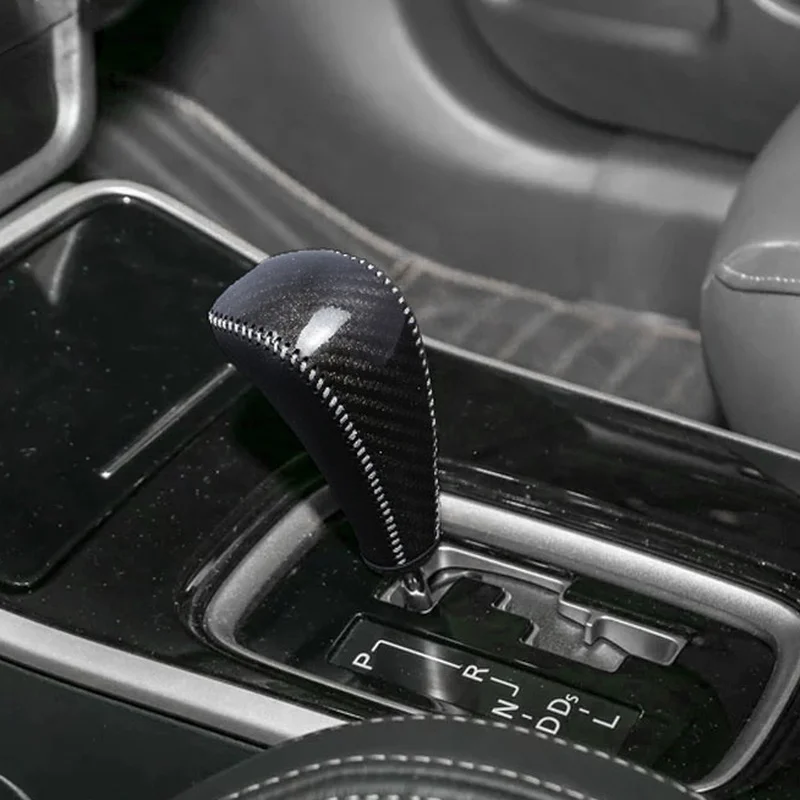 

For Mitsubishi Outlander Car Interior Decoration Accessory Top Layer Cowhide Gear Handle Partner Modification Vehicle Supplies