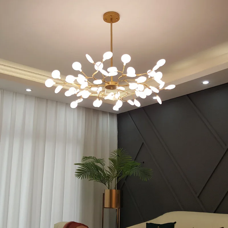 

Современная светодиодная потолочная люстра, лампа для столовой, гостиной, спальни, акриловый абажур с подвесным креплением для помещений, с...