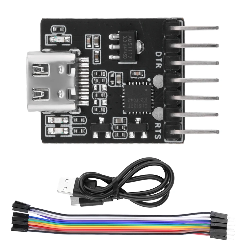 CH9102F Модуль загрузчика Чип Программа Запись для ESP32 MINI TYPE-C USB к UART RS232 RS485 Загрузка