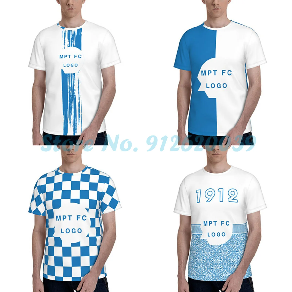 

Мужская футболка Maccabi Petah Tikva FC с принтом и коротким рукавом, футболка с круглым вырезом