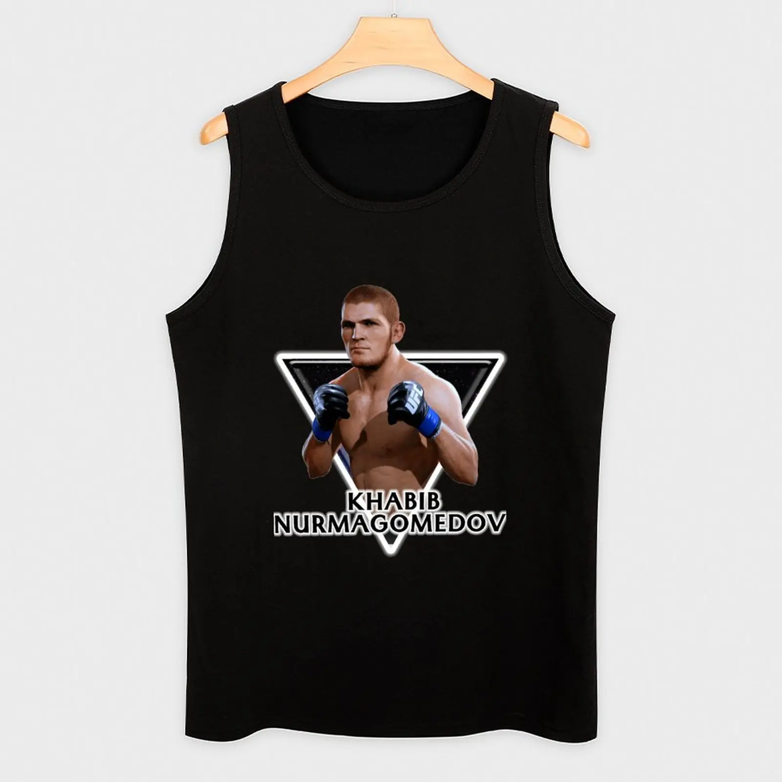 Фото Майка для тренировок Khabib Nurmagomedov In TRI V Tank Top Performance, влагоотводящая, для занятий спортом №3