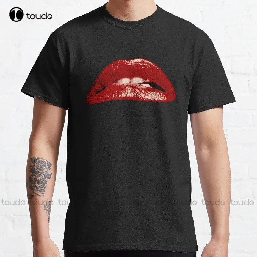 

Rocky Horror Picture Show Lips Classic T-Shirt Custom Aldult Teen Unisex Digital Printing Tee Shirts Custom Gift Xs-5Xl Tshirt