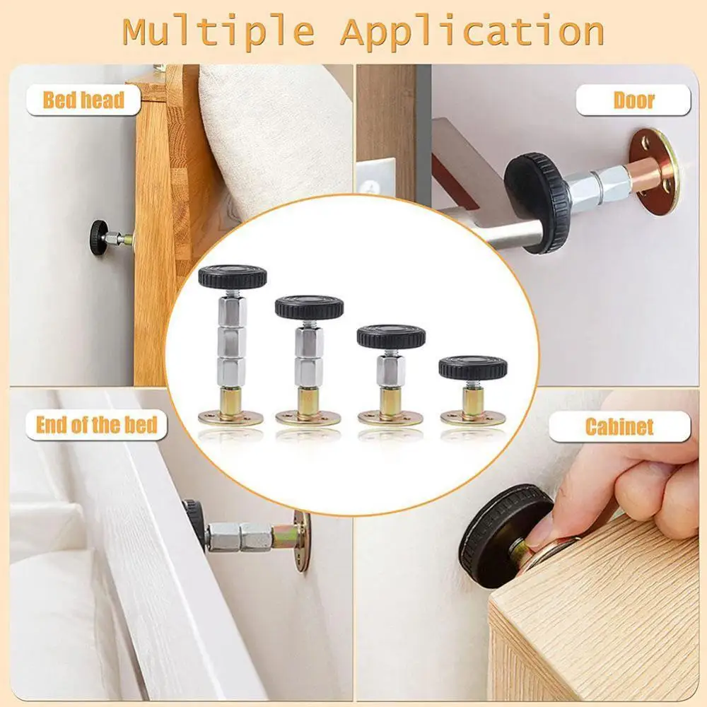 

2023 Self-adhesive Adjustable Thread Bed Frame Anti-Shake Tool Fixed Bed anti-squeaking Telescopic Support Hardware Fasteners