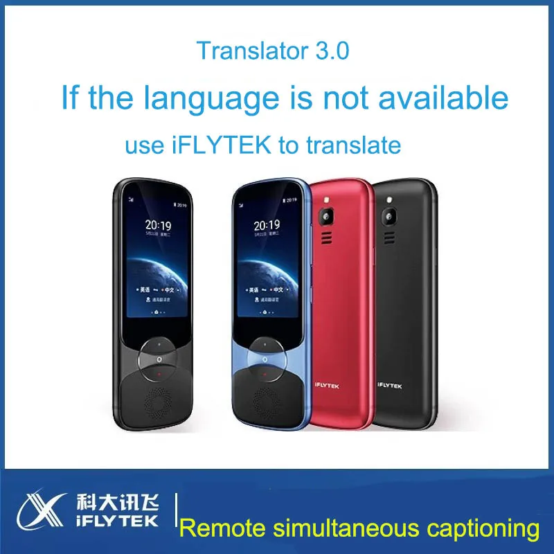 iFLYTEK 3.0 Smart AI Electronic Voice Language Offline Translator Easytrans 900 Instant Translate Pocket Portable for Travel