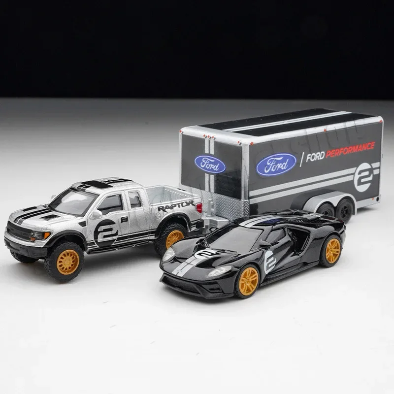 Maisto 1/64 Ford F150 GT прицеп Chevrolet пикап Subaru BRZ литой под давлением Модель автомобиля