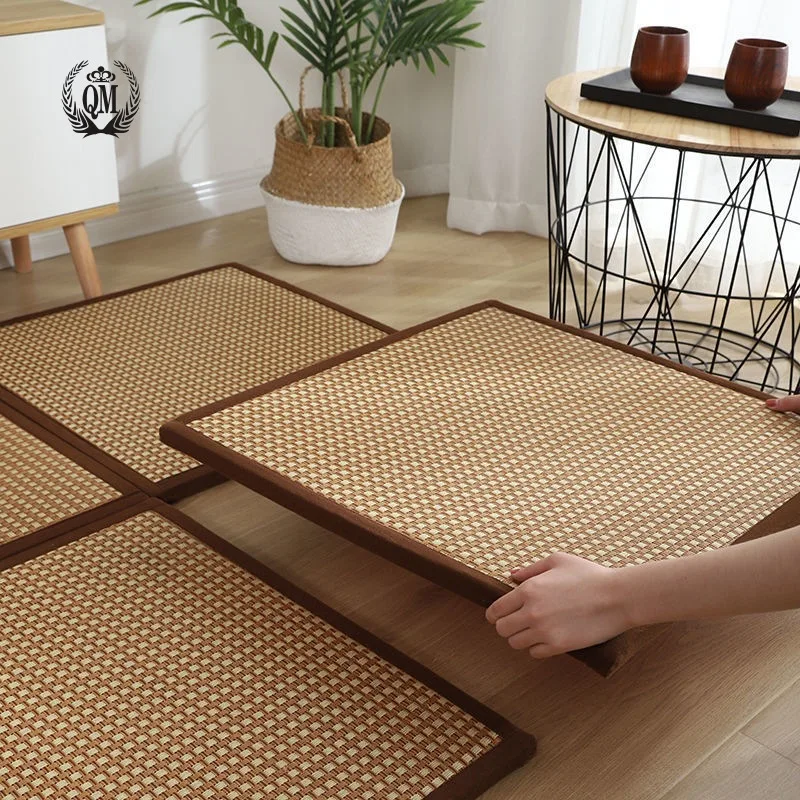 

Summer Laying The Floor Sleeping Mat Artifact 2cm Thick Rattan Mat Sleeping Mattress Home Bedroom Cool Mats Floor Cushion Tatami