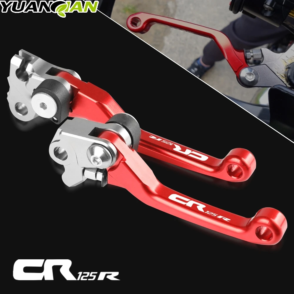 For Honda CR125R CR250R CR 125R 250R 1992-2003 1993 CNC Motorcycle Dirt Pit Bike DirtBike Pivot Brake Clutch Levers Motocross