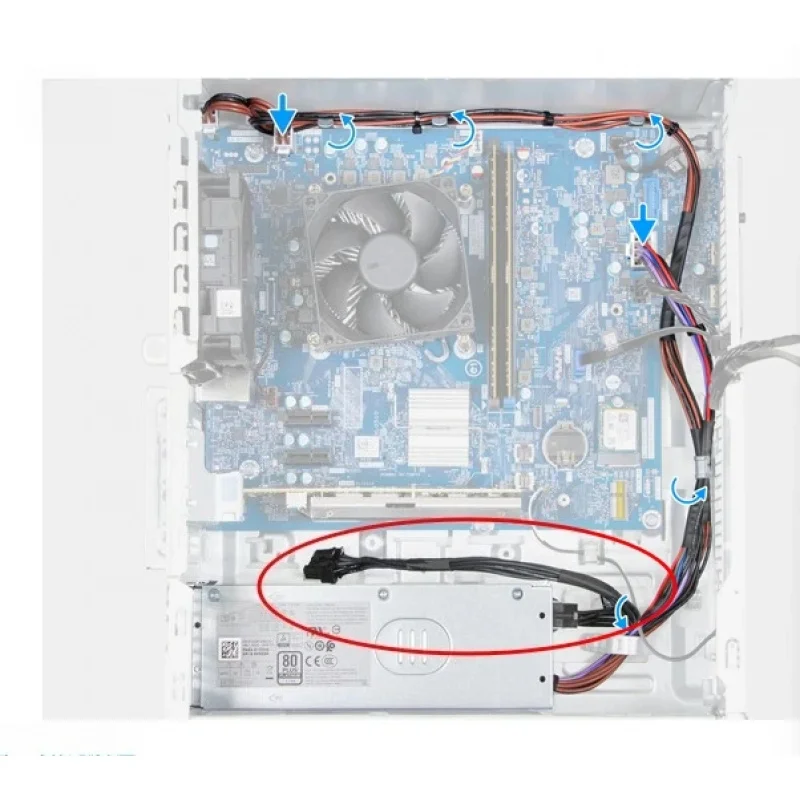 Фото Кабель питания для видеокарты Dell Plus QBT PRO QCT ECT 1250 8PIN TK46M №2