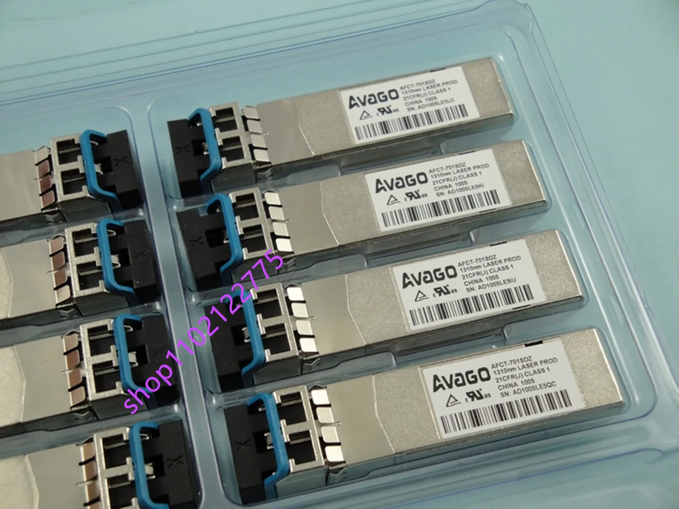 AVAGO SFP10G Fiber Switch/AFCT-701SDZ/10G Single-Mode Optical Transceiver/SFP 1310NM Fiber Transceiver