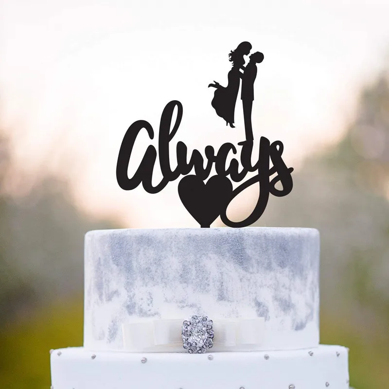 Наконечник для торта для свадьбы с парой, МР и миссис инициалы, персонализированный Топпер для помолвки, юбилея, вечеринки, декорации