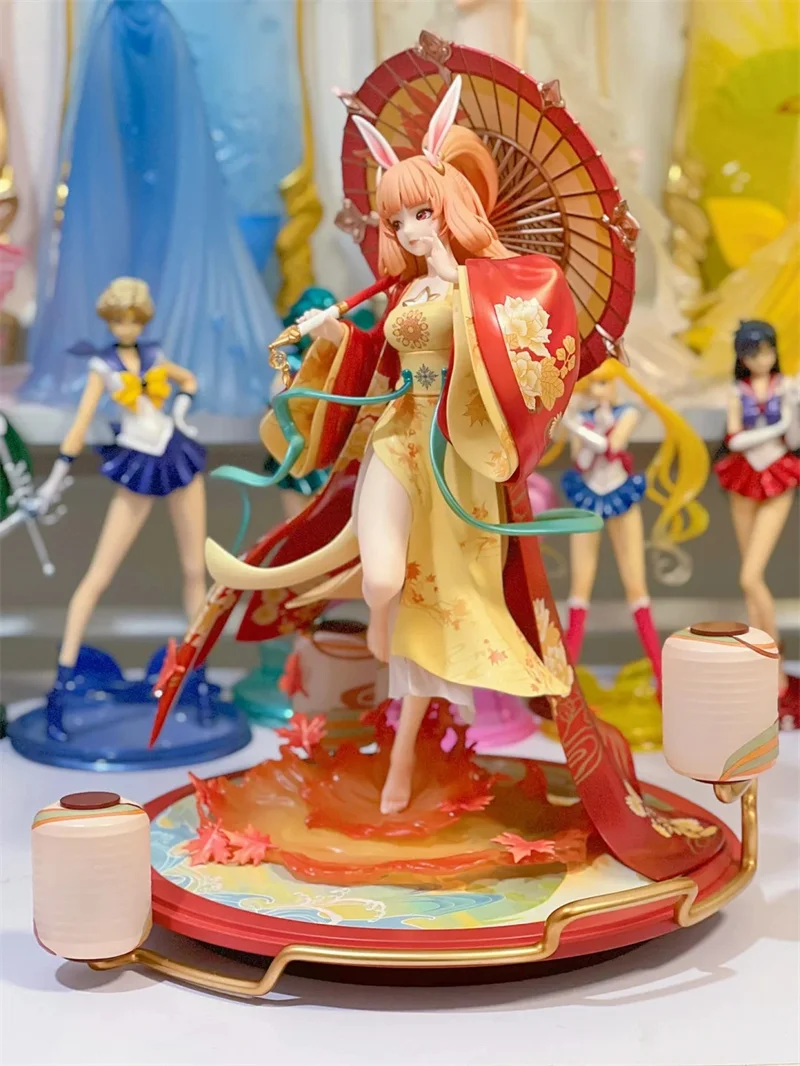 31 см 1/7 100% Оригинальная фигурка Honor Of Kings Gongsunli Jinghongwu Ver Аниме фигурки коллекционные
