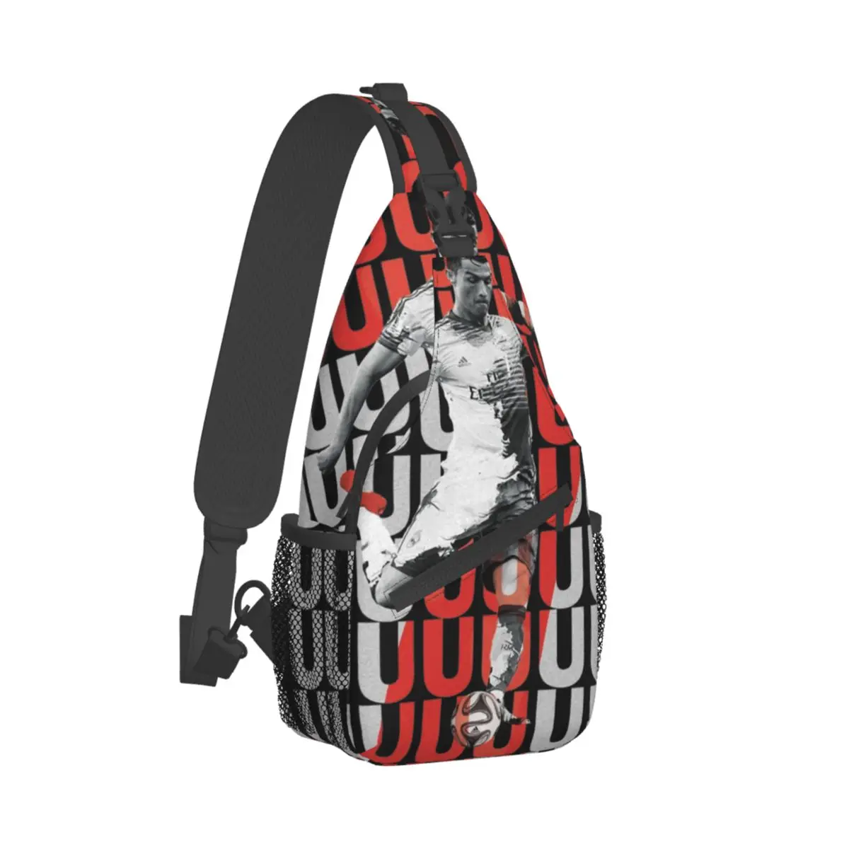 

Сумка-слинг Siuuuuuu с изображением Криштиану Роналду Cr7 для футбола, нагрудная Сумка-слинг через плечо, рюкзак-слинг для походов, Повседневная сумка