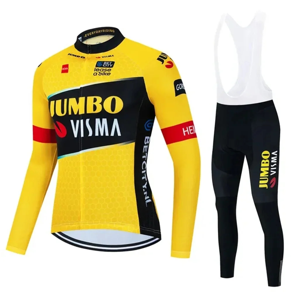 

Новинка 2024, осенний комплект одежды для велоспорта Maillot, одежда для велоспорта, мужской костюм с длинным рукавом, брюки для горного велосипеда и дороги, костюм, одежда