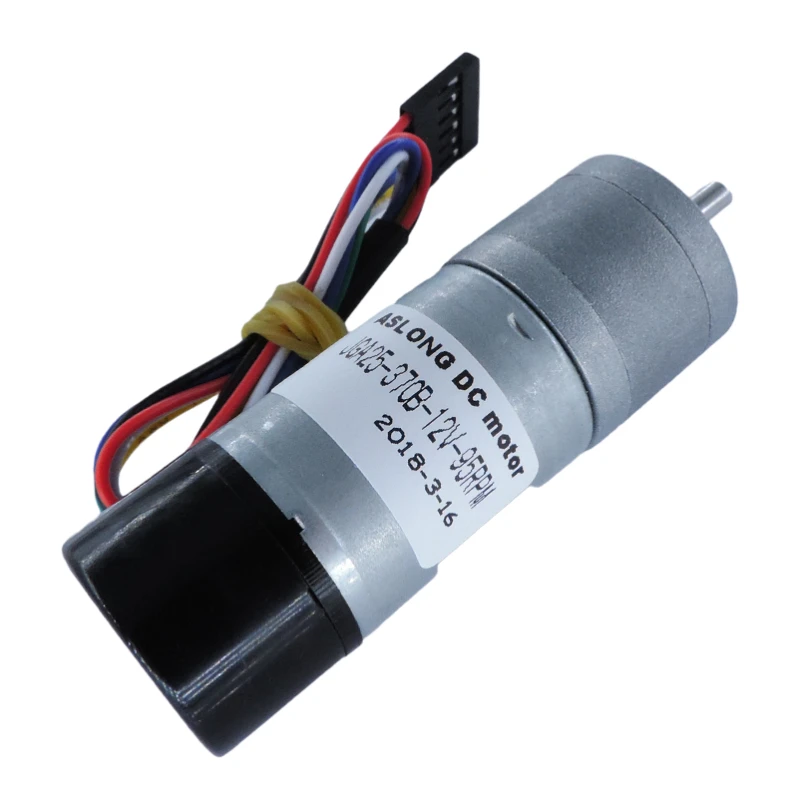 12V электродвигатели Jga25-370B Dc Шестерни датчик двигателя Низкая Скорость Кисть DIY