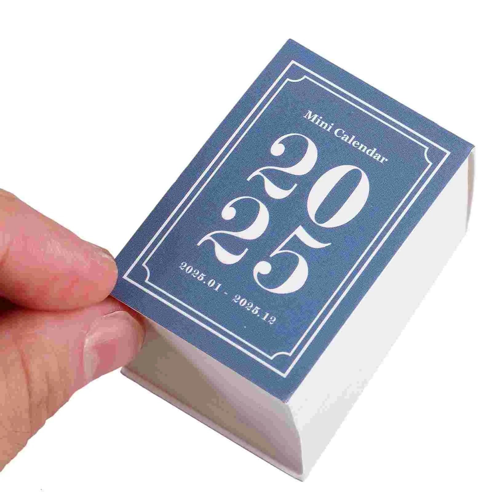 Настольный календарь 2025 года ретро мини-альбом для вырезок небольшой офисный
