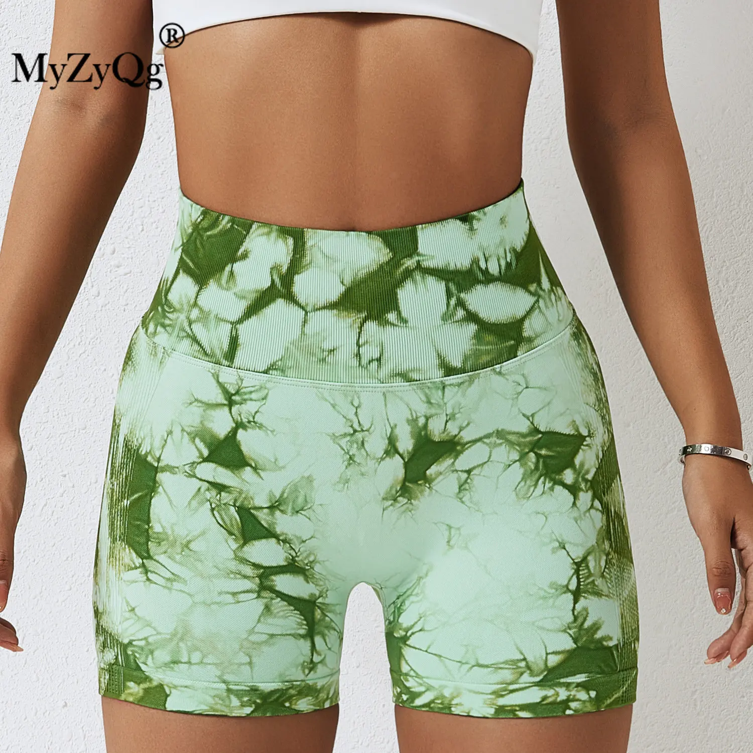 

MyZyQg Women Outdoor Sports Yoga Shorts Quick Dry Fitness Running Gym Biker Cycling Workout Pilates Push Up Tight Sportswear